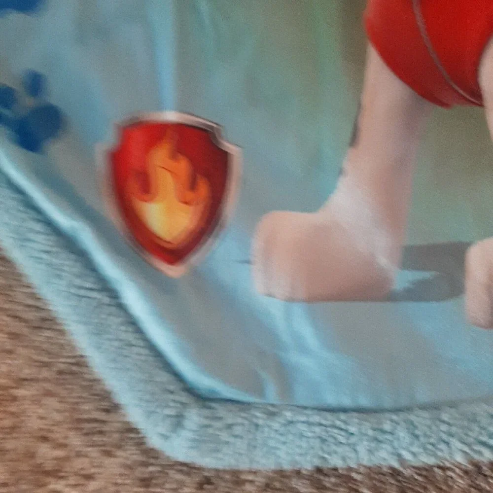 Kids Terry Hooded Towel Blanket Paw Patrol